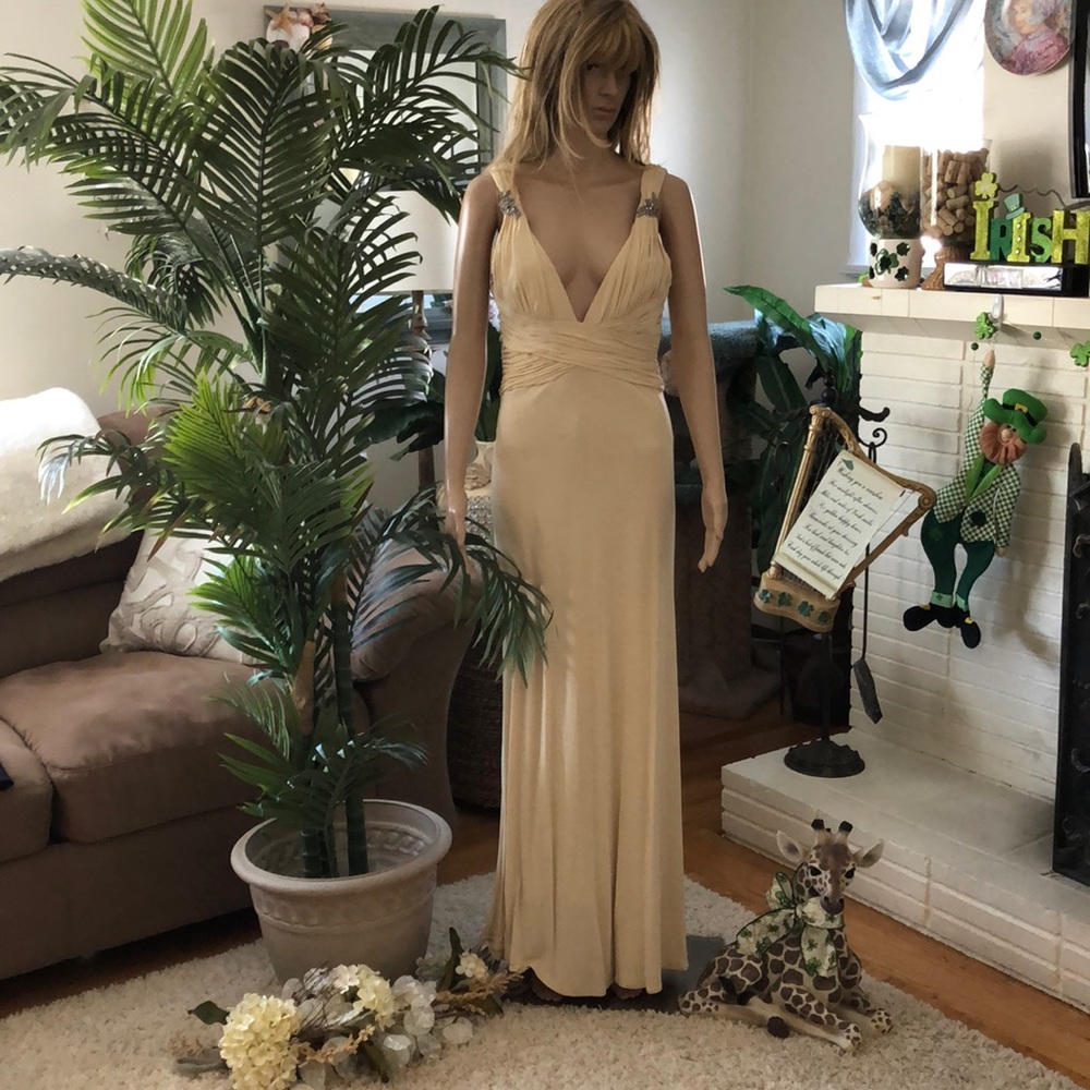 Badgley Mischka evening gown